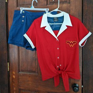 DC Comics Bombshells Pinup Style Wonder Woman Coord XL